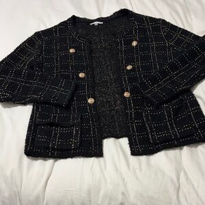 Sioni Black and Gold Jacket